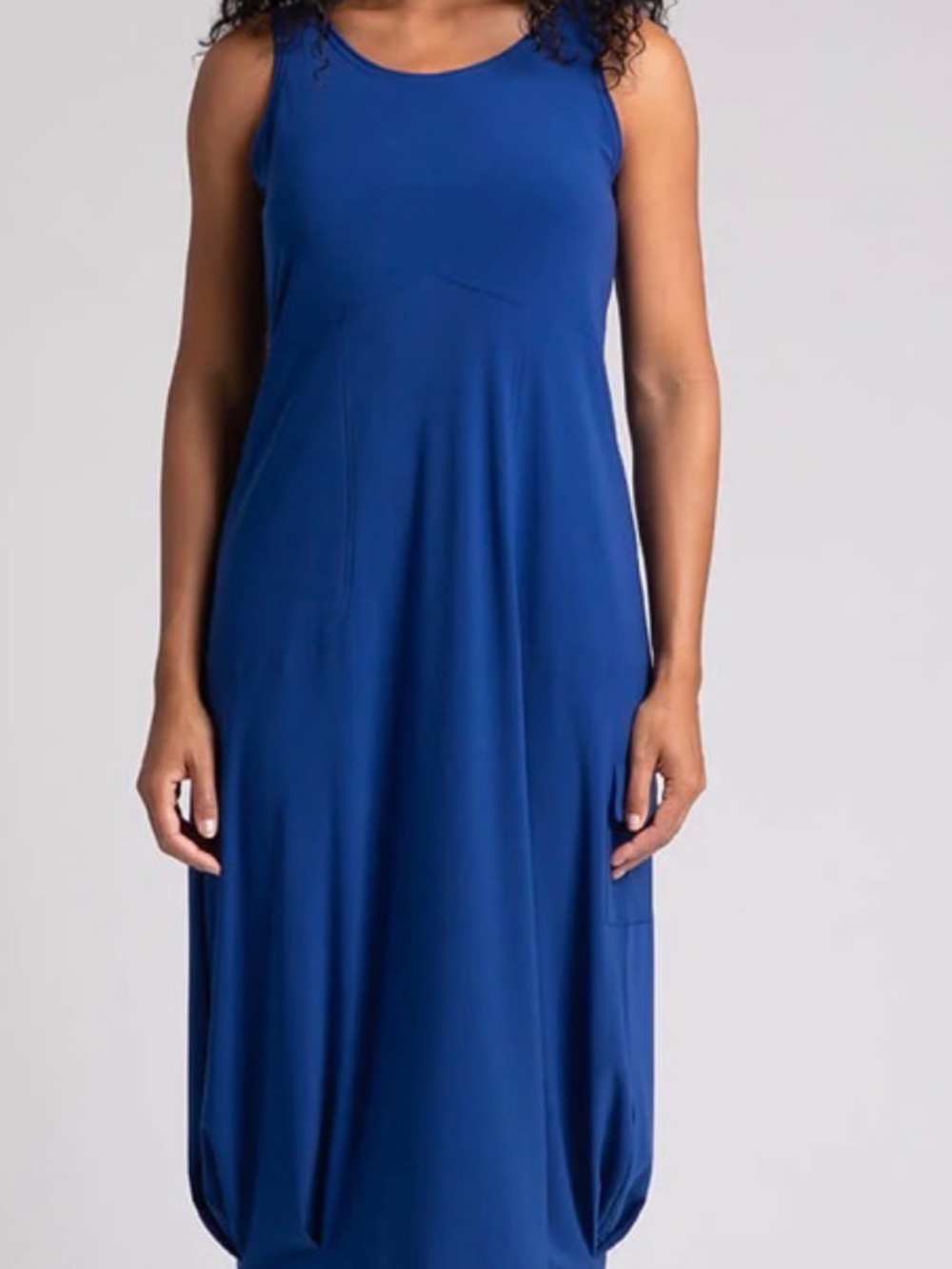 💐NWT💐 Sympli Nu Pleat Hem Tank Dress in Twilight Blue - size 6